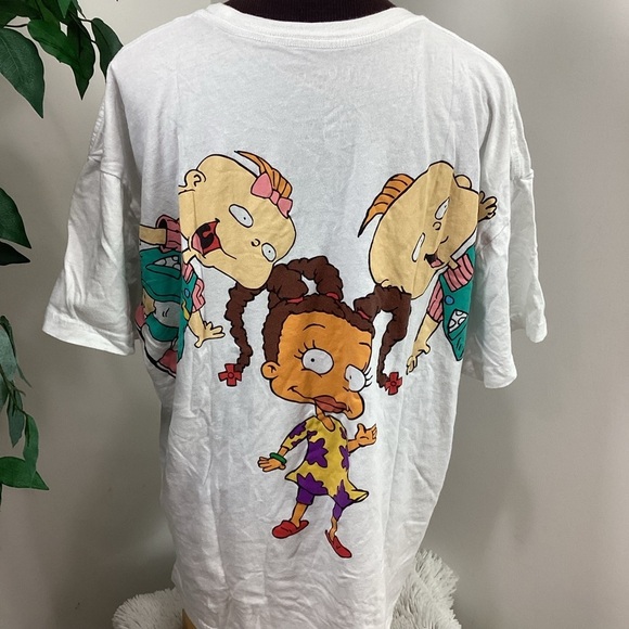 Nickelodeon Rugrats Tee womans L/XL short sleeve colorful on white backg… - Picture 10 of 12